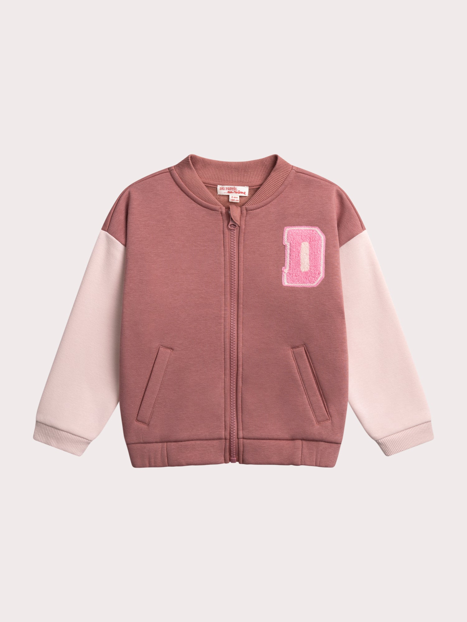 Haut de jogging terracotta et nude