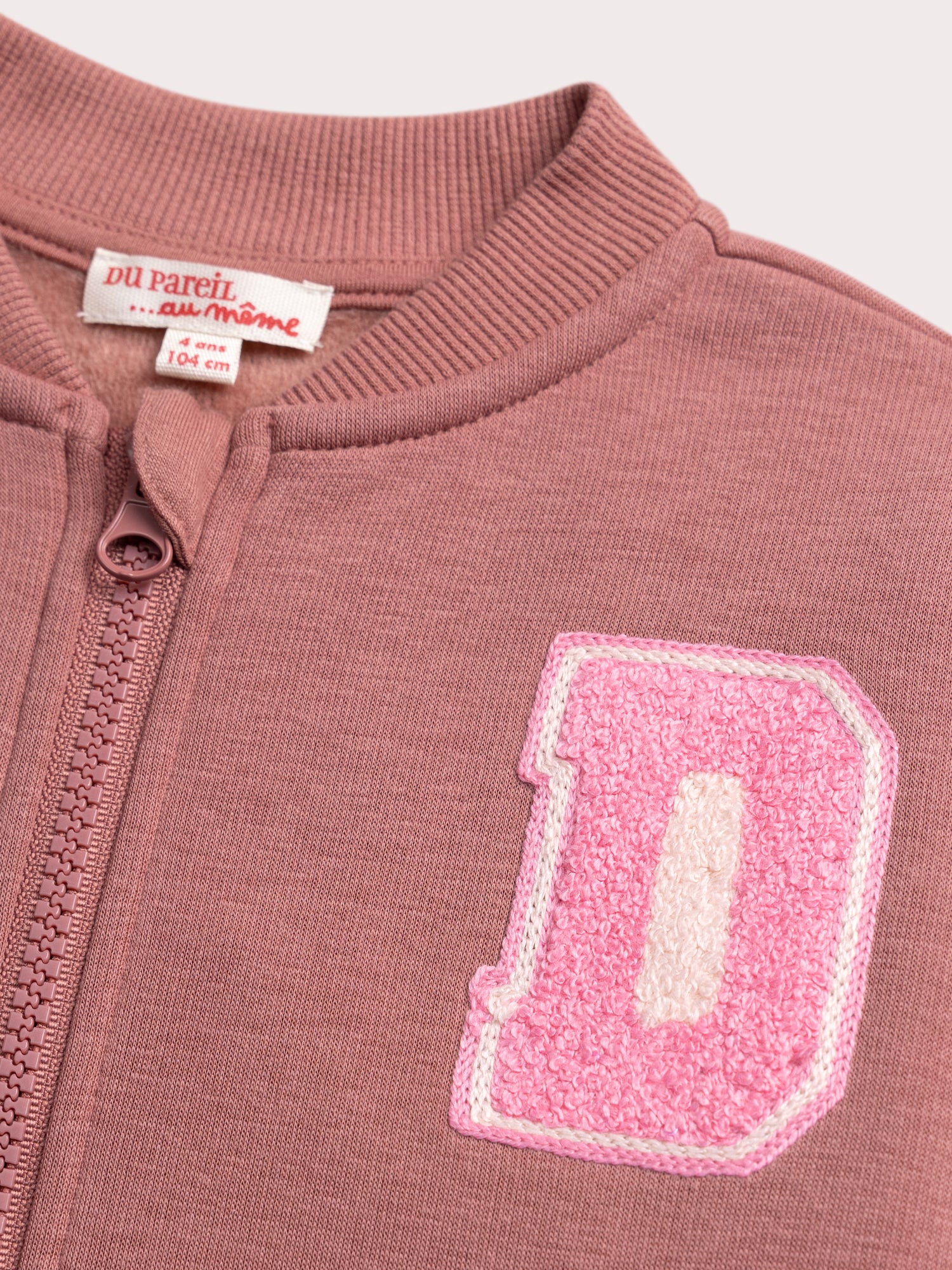 Haut de jogging terracotta et nude