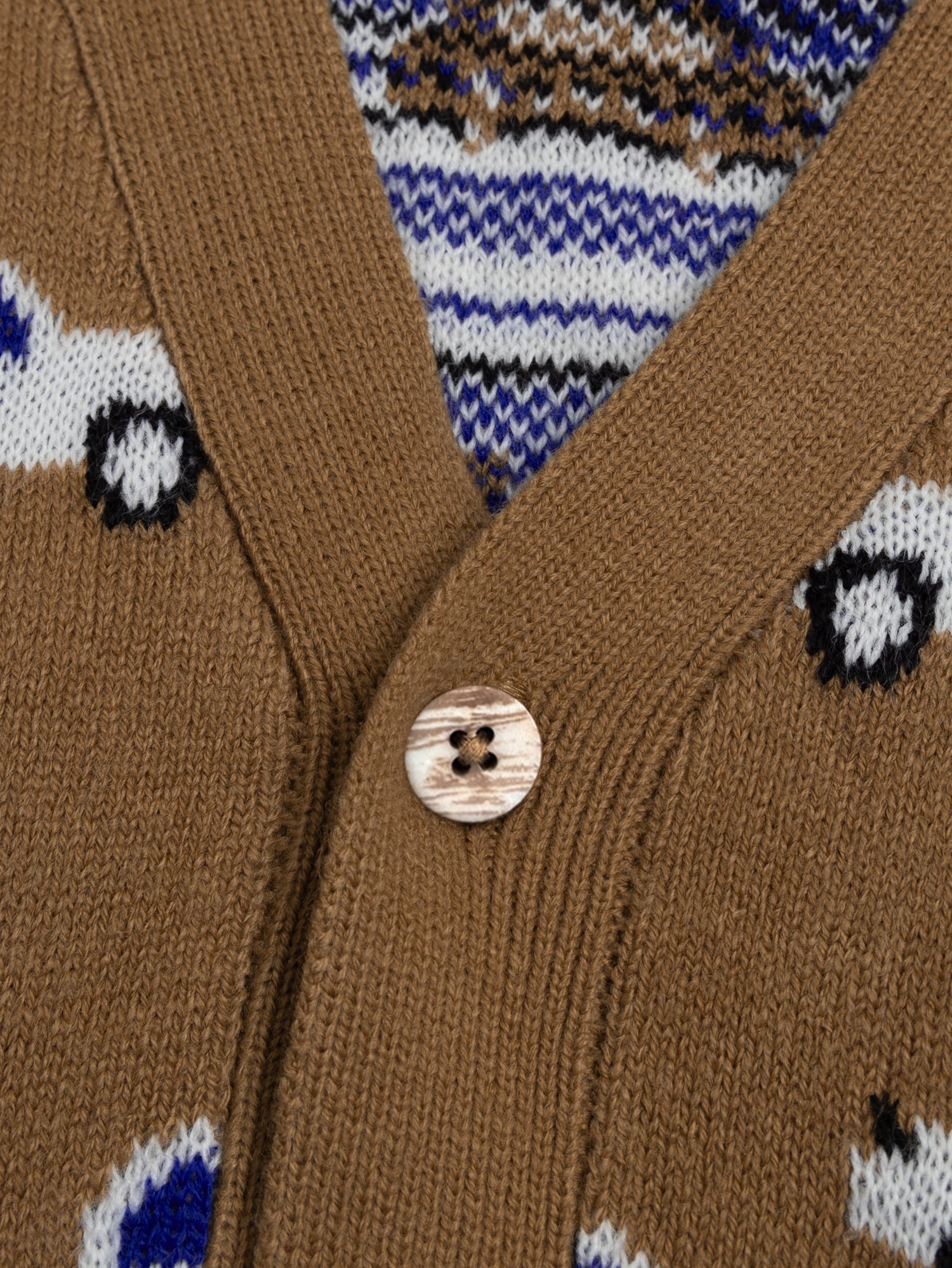 Cardigan en maille imprimé voitures