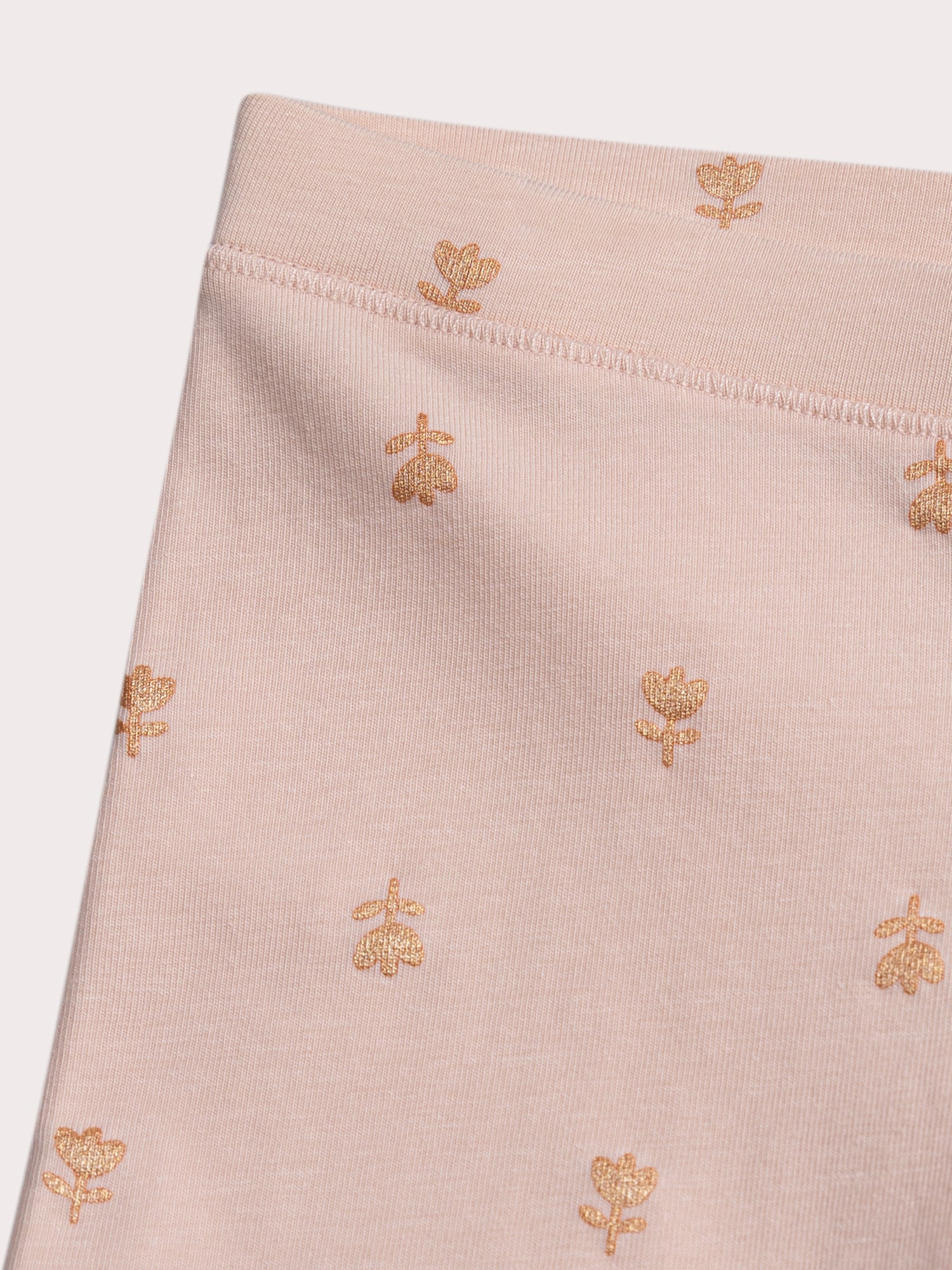 Legging rose imprimé brillant pour fille