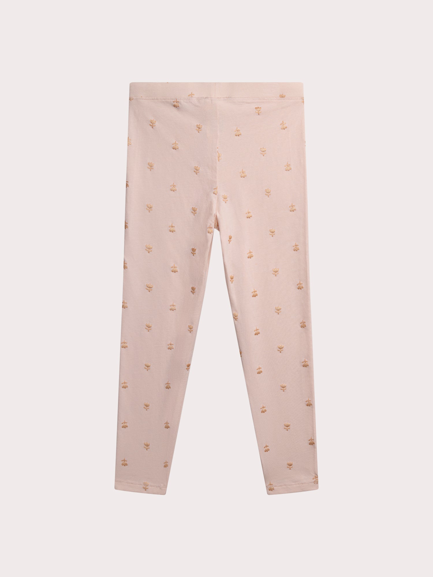 Legging rose imprimé brillant pour fille