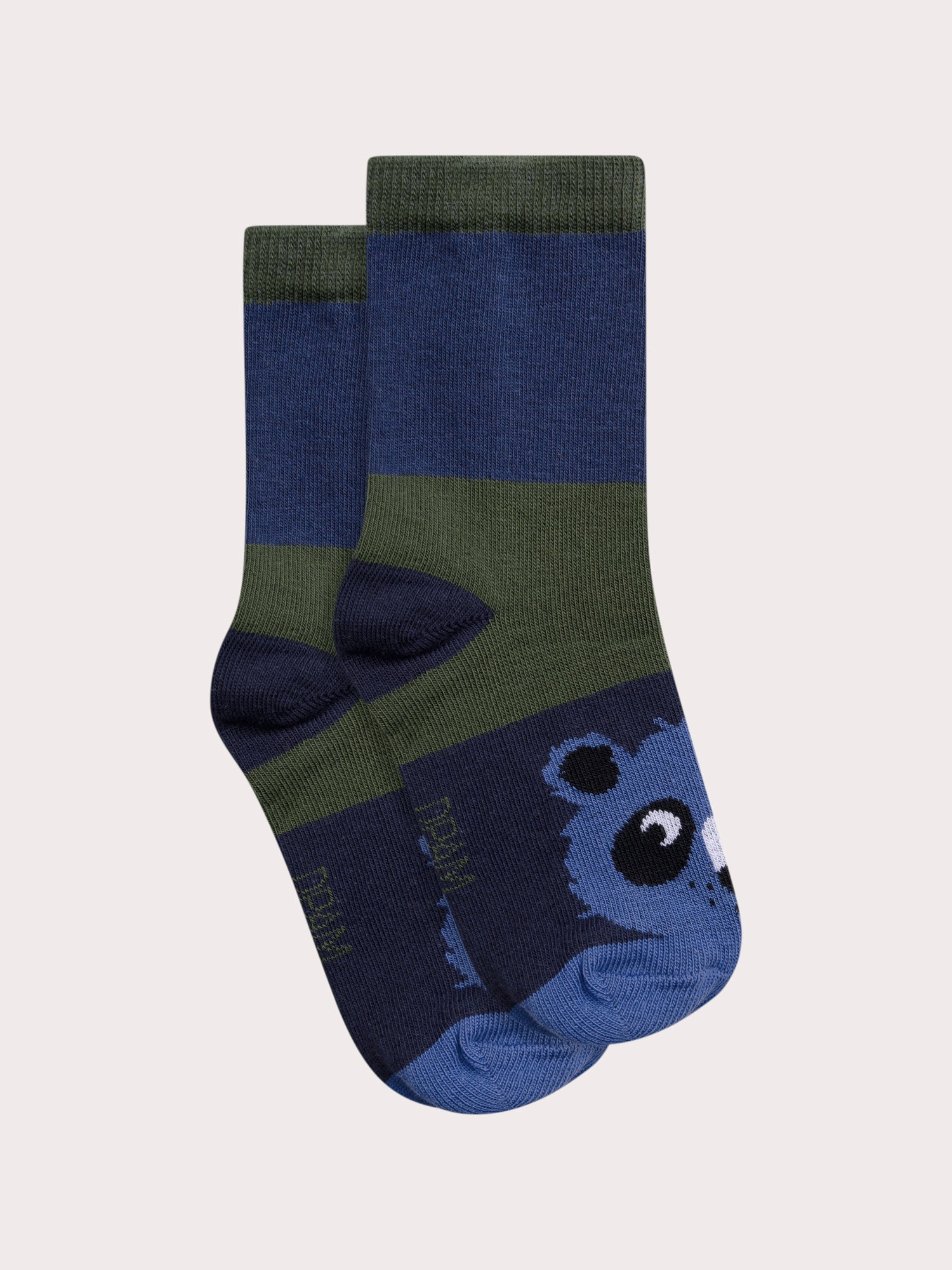 Chaussettes vertes à motif panda pour garçon